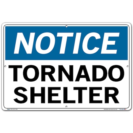 Vestil Sign-Notice-66 18.5X12.5 Aluminum .063, SI-N-66-D-AL-063 SI-N-66-D-AL-063